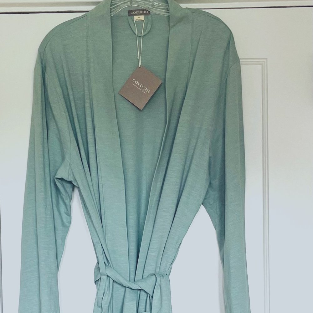 Coyuchi organic cotton robe
